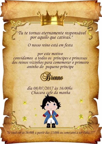 100 convites prÃncipe ou princesa realeza+tags 100 convites prÃncipe ou princesa realeza+tags