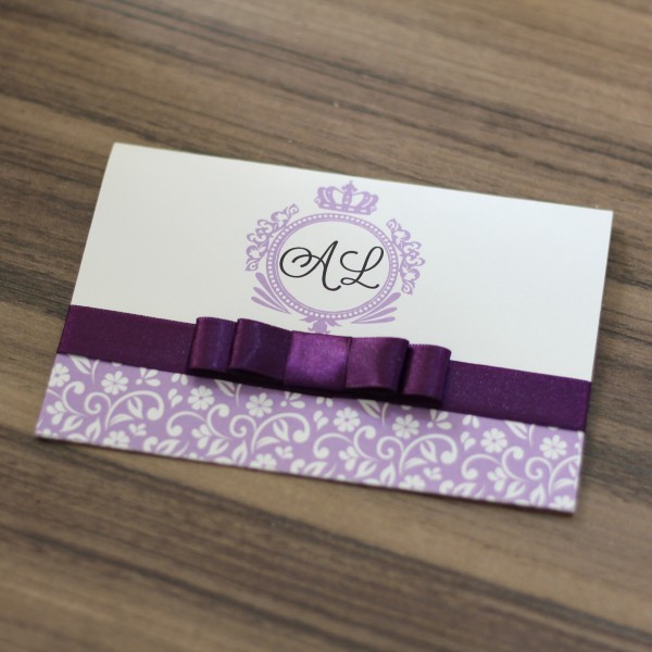 10 convite 15 anos casamento monograma roxo personalizado 10 convite 15 anos casamento monograma roxo personalizado