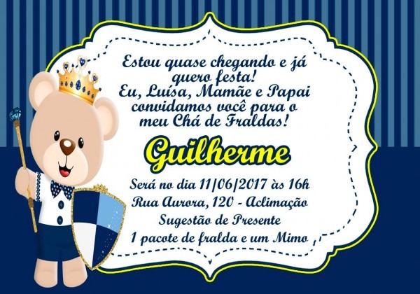 30 convites tamanho 10x7cm