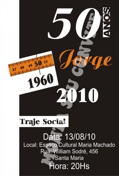 Monta seu convite convite 50 anos para homens Monta seu convite convite 50 anos para homens