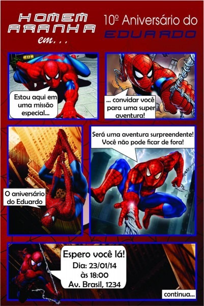 60 convite gibi homem aranha mickey chaves aniversÃ¡rio