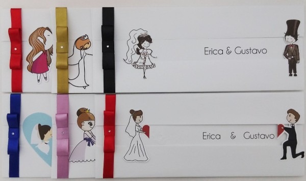 80 unidades convite de casamento encontro dos noivos+brinde