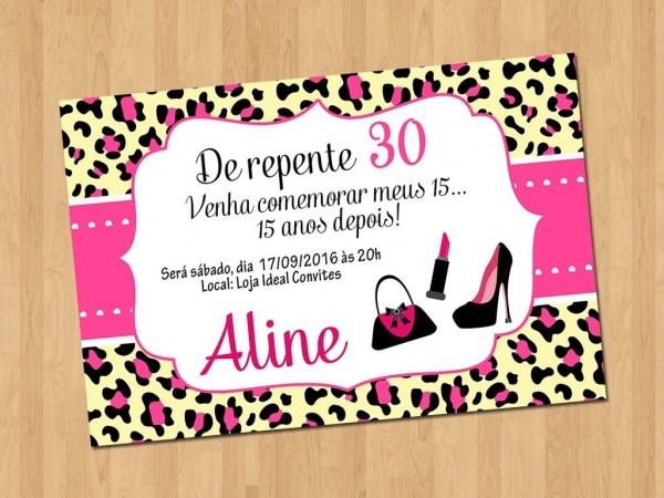 Convite personalizado Convite personalizado