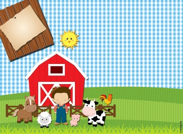 Kit personalizados tema fazendinha menino para imprimir Kit personalizados tema fazendinha menino para imprimir