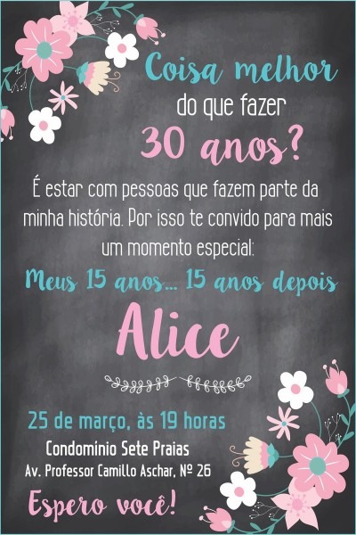 Arte convite 30,40,50anos no elo7 Arte convite 30,40,50anos no elo7