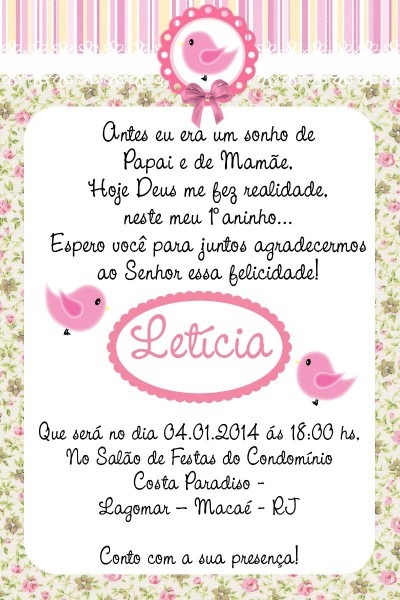 Arte digital convite aniversario infantil envio grati