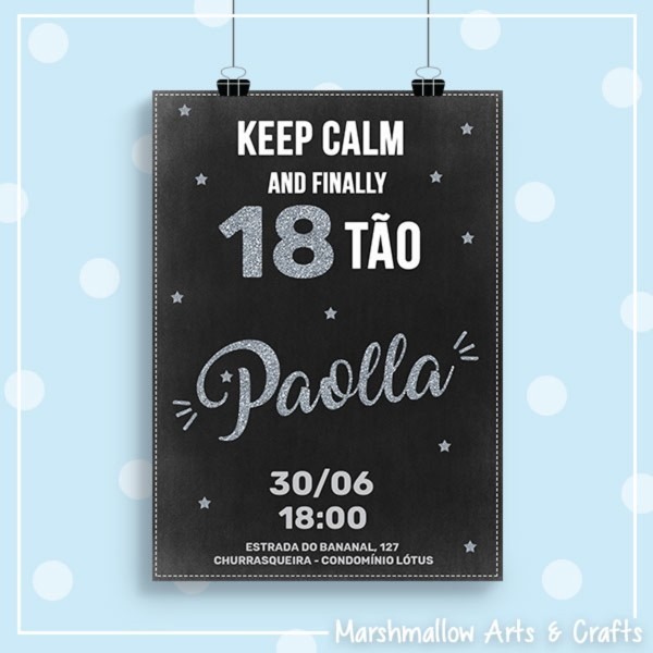 Arte para convite 18tão! aniversário 18 anos! no elo7 Arte para convite 18tão! aniversário 18 anos! no elo7