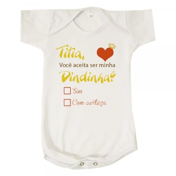 Body bebê aceita ser minha dinda convite madrinha batizado Body bebê aceita ser minha dinda convite madrinha batizado