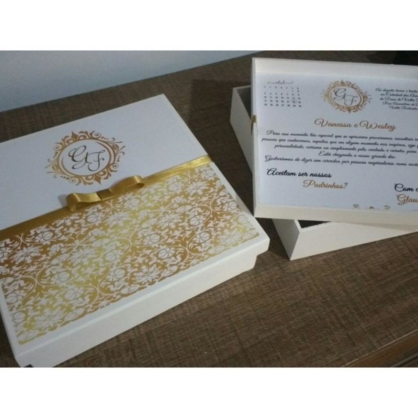 Caixa mdf para convite padrinhos 20x20x8 no elo7 Caixa mdf para convite padrinhos 20x20x8 no elo7
