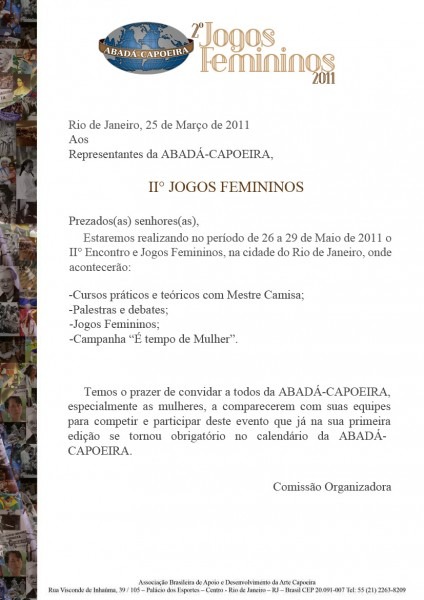 Carta convite para autoridades  Convite de festa