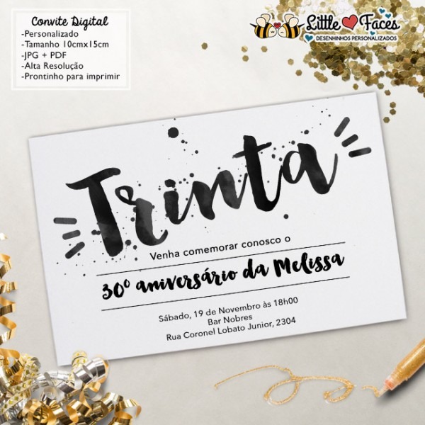 Convites de aniversário de 50 anos para imprimir Convites de aniversário de 50 anos para imprimir