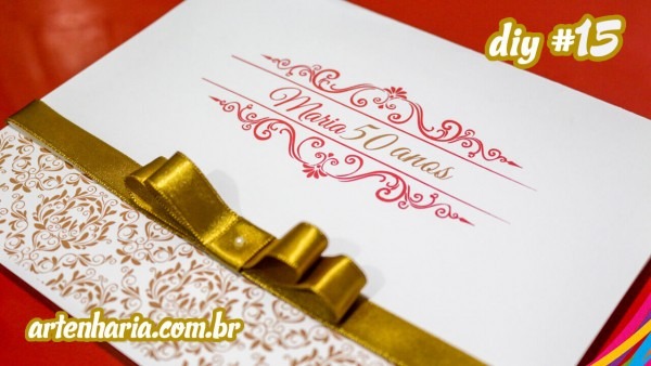 Convite de aniversário (50 anos) Convite de aniversário (50 anos)