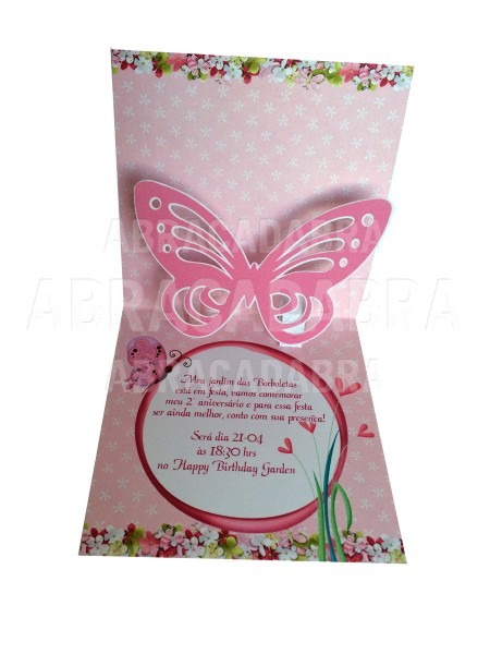 Convite borboleta no elo7 Convite borboleta no elo7