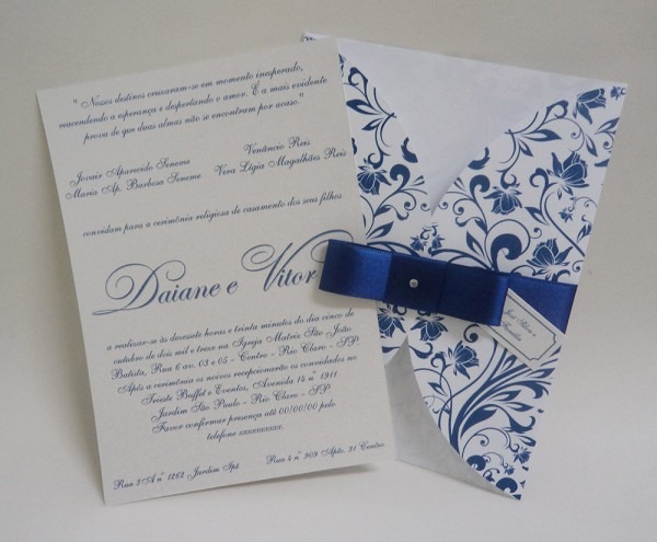 Convite casamento envelope impres floral no elo7 Convite casamento envelope impres floral no elo7