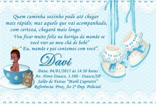 40 convite + envelopes e adesivos chÃ¡ de fraldas ou de bebÃª