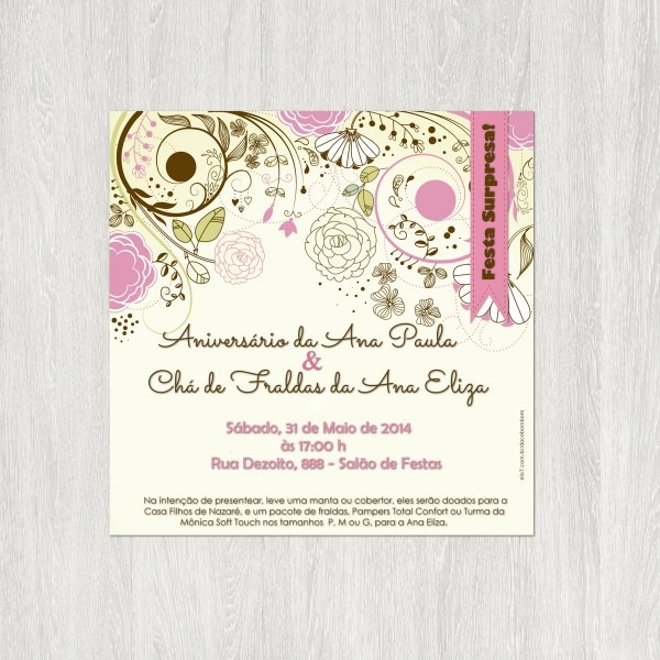 Convite de aniversario de 70 anos feminino para imprimir 5 Â» happy