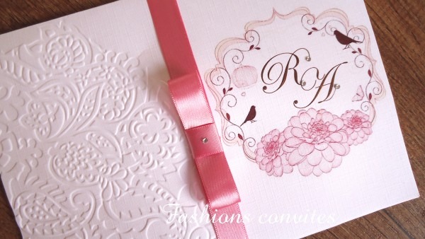 Convite em relevo Convite em relevo