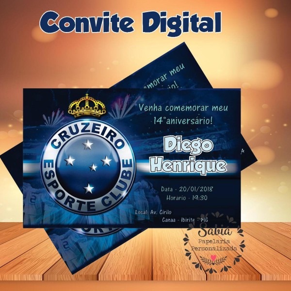 Convite digital cruzeiro esporte clube whatsapp no elo7 Convite digital cruzeiro esporte clube whatsapp no elo7