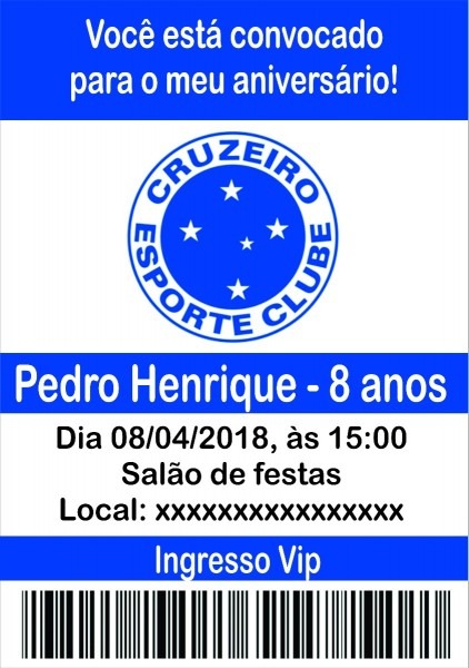 Convite digital do cruzeiro Convite digital do cruzeiro