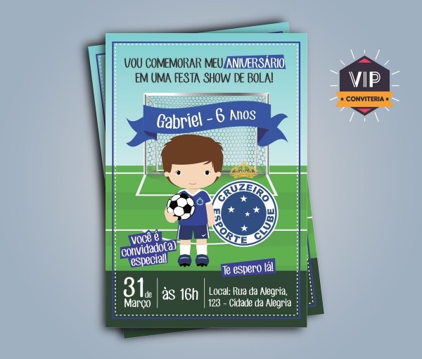 Convite digital futebol cruzeiro Convite digital futebol cruzeiro