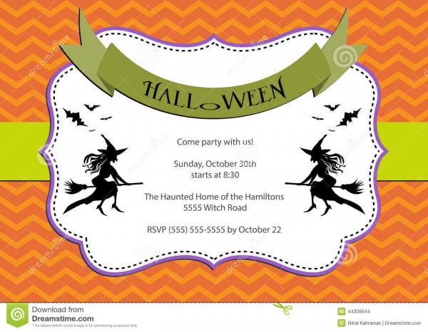 Convite do partido de dia das bruxas escuro Convite do partido de dia das bruxas escuro