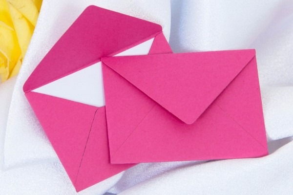 Convite + envelope na medida 12x8 cm