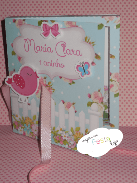 Convite moldura passarinho â inspire sua festa ® Convite moldura passarinho â inspire sua festa ®