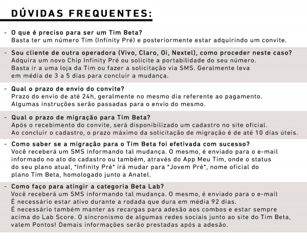 Convite t i m beta 10gb + 600min qualquer ddd suporte on Convite t i m beta 10gb + 600min qualquer ddd suporte on