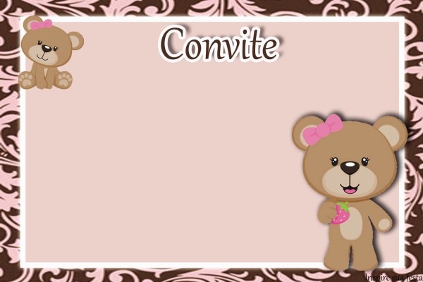 Ursinha rosa com marrom kit festa grátis para imprimir â inspire Ursinha rosa com marrom kit festa grátis para imprimir â inspire