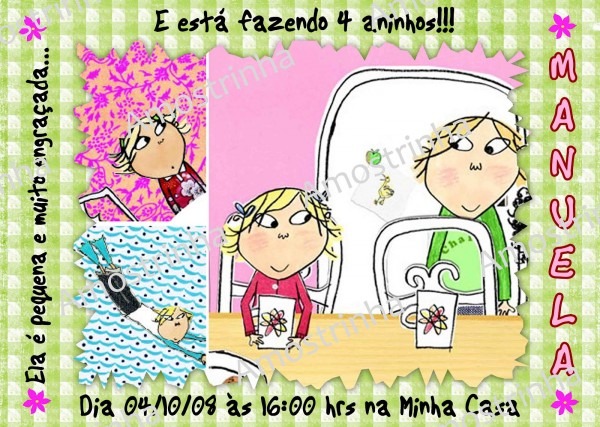 Sos convites charlie e lola Sos convites charlie e lola