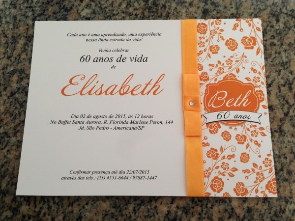 Convites de aniversario de 60 anos 5 » happy birthday world Convites de aniversario de 60 anos 5 » happy birthday world