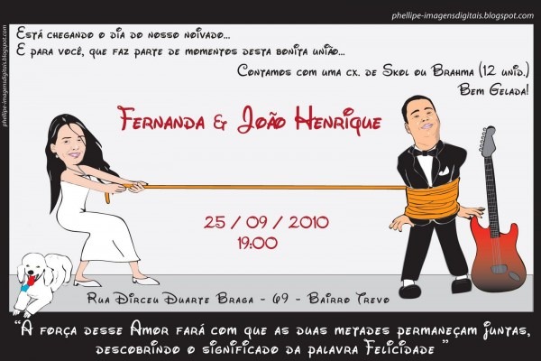 Convites de noivado, como fazer Convites de noivado, como fazer