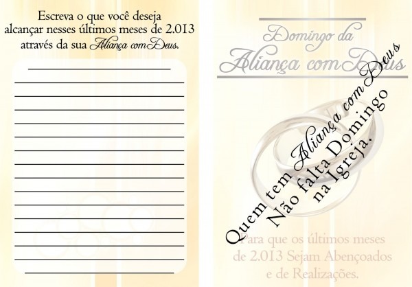 Homem de fé pasta da aliança com deus e convite Homem de fé pasta da aliança com deus e convite