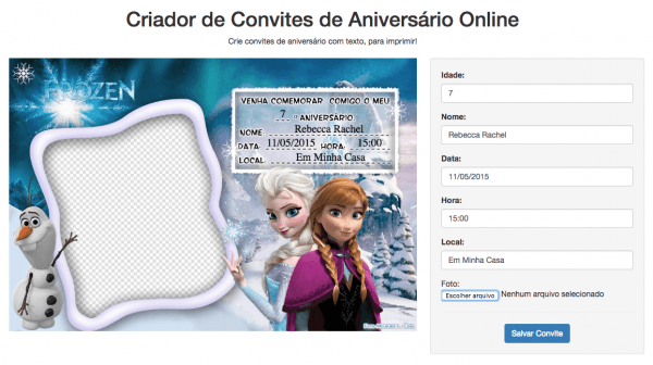 Tag; como fazer convite para festa infantil gratis Tag; como fazer convite para festa infantil gratis