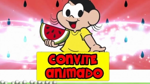 Convite animado magali Convite animado magali