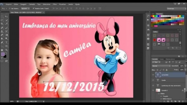 Como fazer lembrancinha com foto no photoshop ⤠Como fazer lembrancinha com foto no photoshop â¤