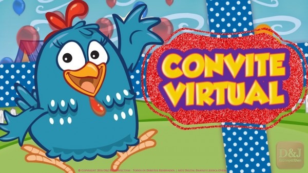 Convite virtual galinha pintadinha Convite virtual galinha pintadinha