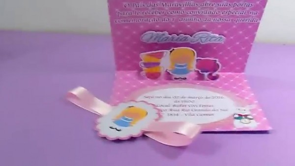 Convite pop up Convite pop up