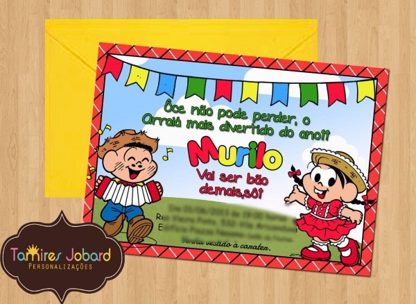 Convites para festa junina no estilo bem caipira Convites para festa junina no estilo bem caipira