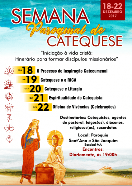 Convite semana paroquial de catequese ~ paróquia sant'ana e são Convite semana paroquial de catequese ~ paróquia sant'ana e são