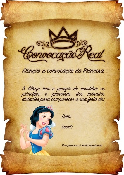 140 convites pergaminho branca de neve 140 convites pergaminho branca de neve