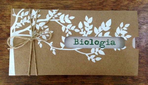 Papel com arte convite individual biologia Papel com arte convite individual biologia