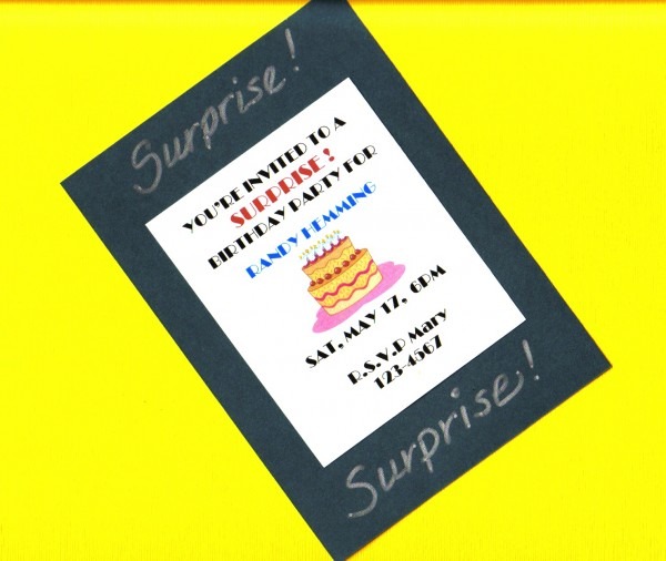 Como criar convites para festas de aniversário surpresa Como criar convites para festas de aniversário surpresa