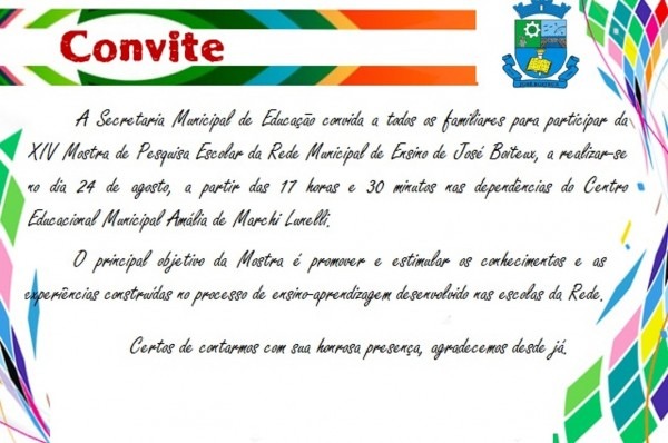 Secretaria de educaÃÃo realiza nesta semana a xiv mostra de Secretaria de educaÃÃo realiza nesta semana a xiv mostra de
