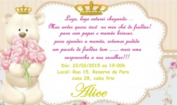 40 convite + envelopes e adesivos chÃ¡ de fraldas ou de bebÃª