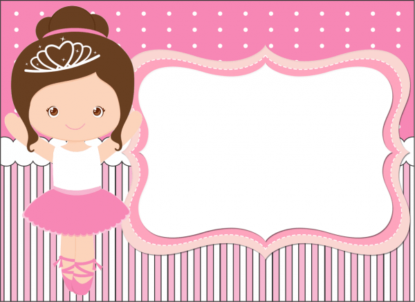 Mimos da marcela convite da bailarina Mimos da marcela convite da bailarina