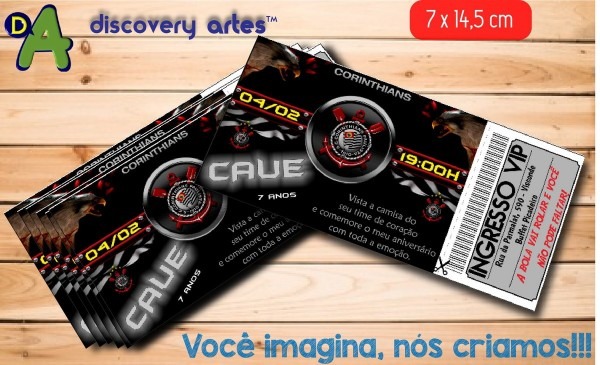 48 convites ingresso corinthians