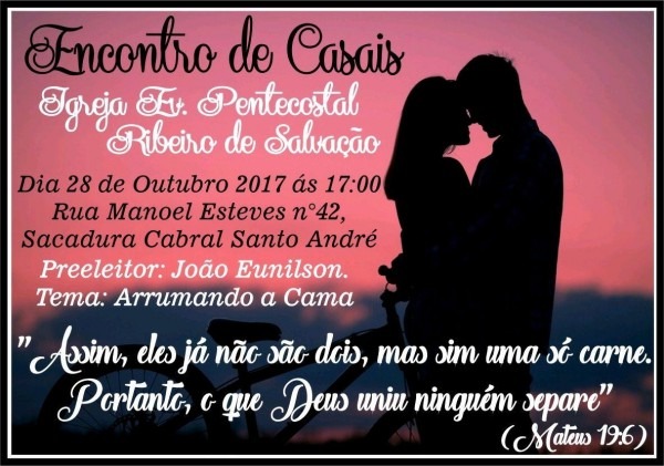 Convite para encontro de casais evangelico Convite para encontro de casais evangelico