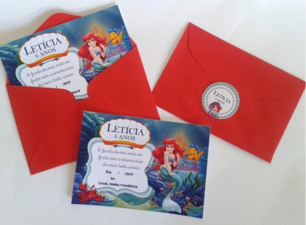 50 convites + etiqueta e envelope 10x14cm no elo7 50 convites + etiqueta e envelope 10x14cm no elo7