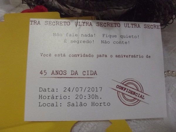 60 convite aniversário surpresa personalizado promoção cida 60 convite aniversário surpresa personalizado promoção cida